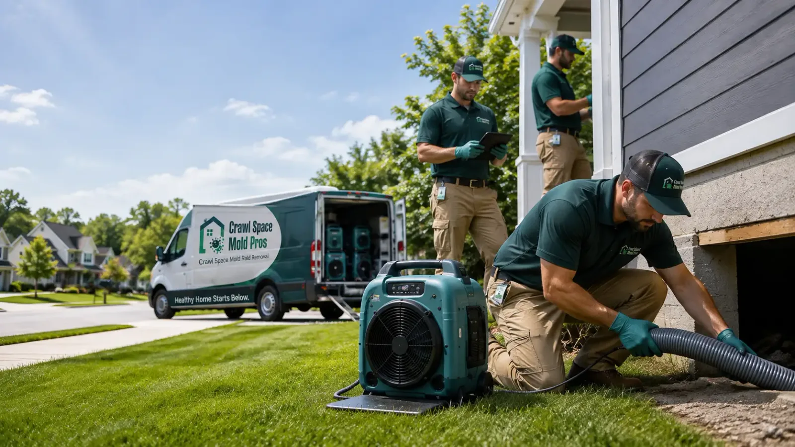 Crawl Space Mold Removal in Warsaw, IL